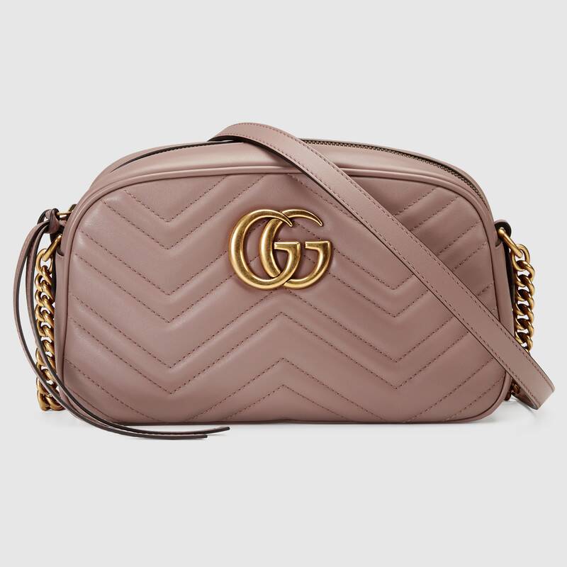 Gucci GG Women GG Marmont Small Matelassé Shoulder Bag