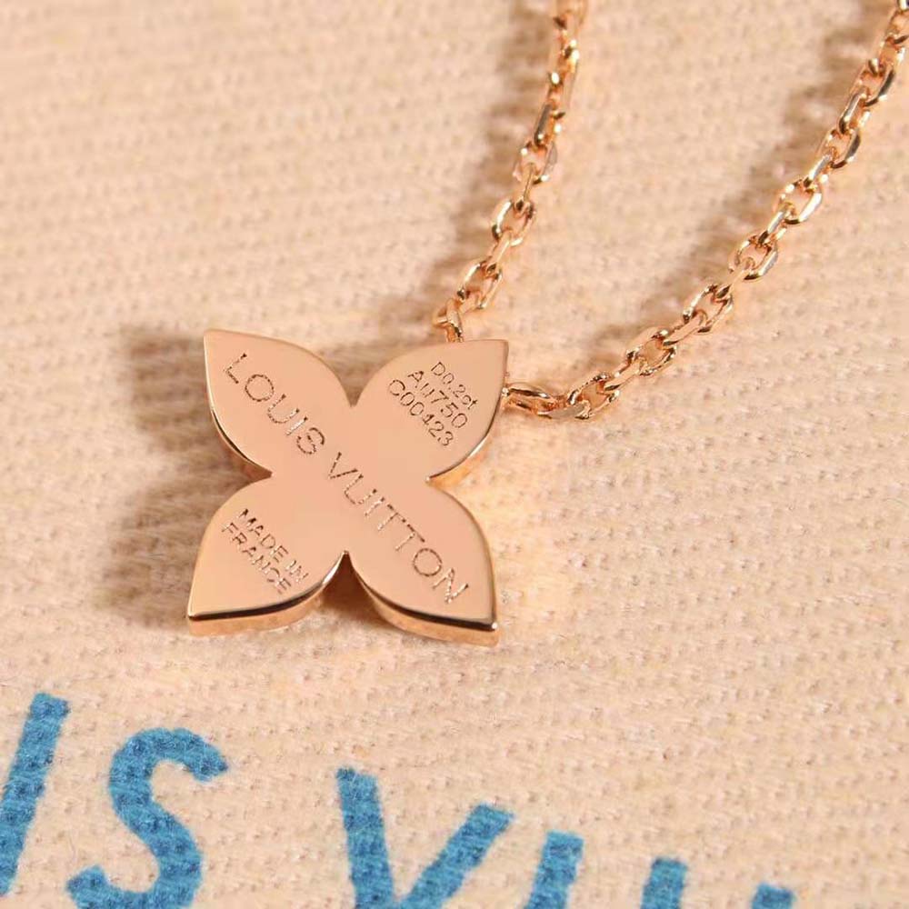 Louis Vuitton Women Idylle Blossom Pendant Pink Gold and Diamonds