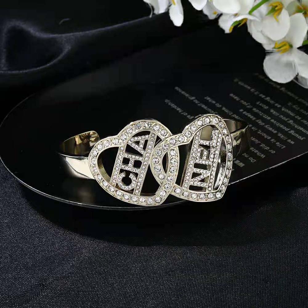 Chanel Women Cuff in Metal and Strass