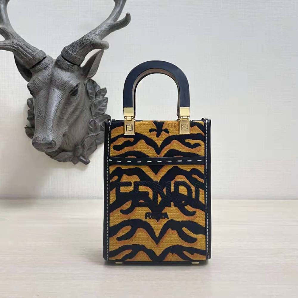 Fendi Women Mini Sunshine Shopper Mini-Bag From the Spring Festival Capsule Collection