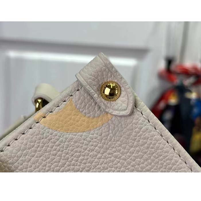 Louis Vuitton LV Women OnTheGo PM​ Neutral Gradient Monogram Empreinte Embossed Cowhide Leather