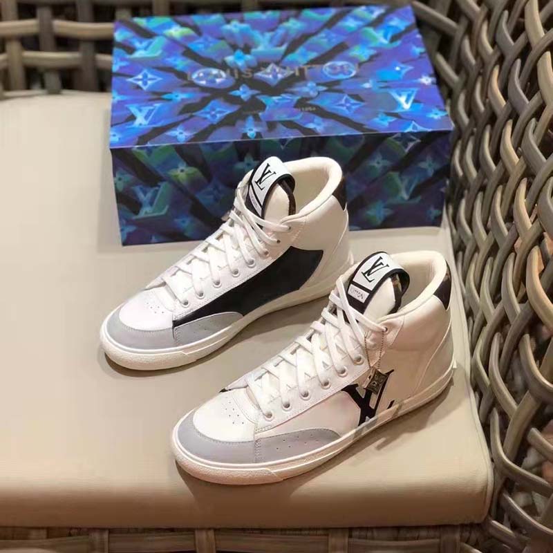 Louis Vuitton Unisex Charlie Sneaker Boot Cacao Brown Mix Recycled Bio-Based Materials