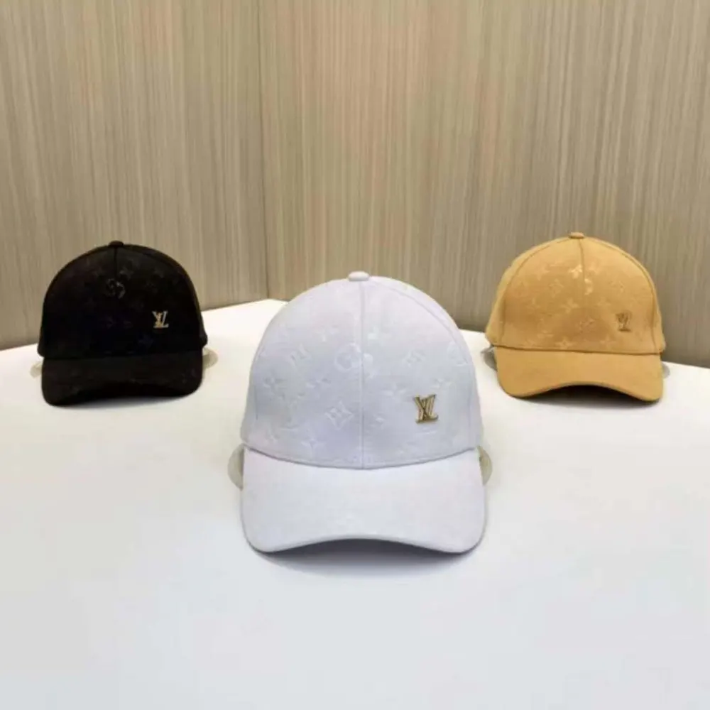 Louis Vuitton Unisex LV Shadow Cap Cotton Embroidered LV Fall Signature