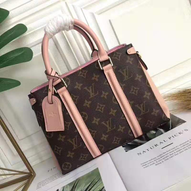 Louis Vuitton LV Women Soufflot BB Bag in Monogram Coated Canvas-Brown