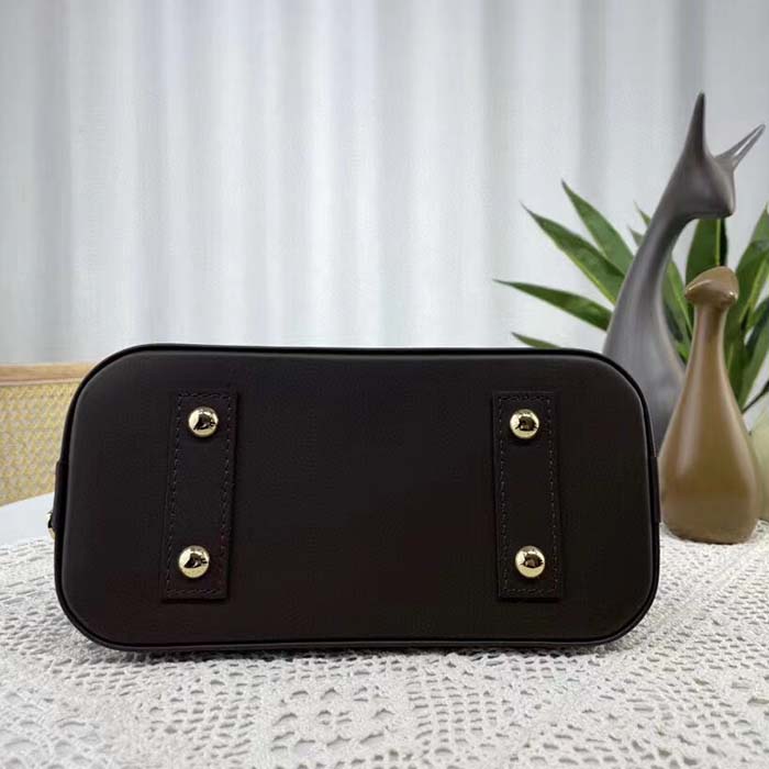 Louis Vuitton LV Women Braided Alma BB Brown Damier Ebene Coated Canvas