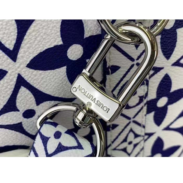 Louis Vuitton LV Unisex Keepall Bandoulière 45 Monogram Coated Canvas Textile Lining