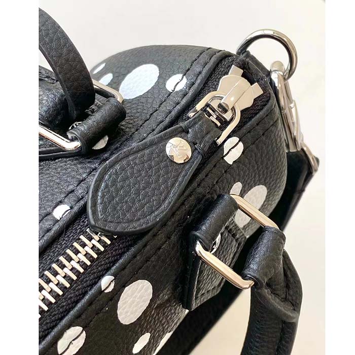 Louis Vuitton Women LVxYK Nano Speedy Black White Embossed Grained Monogram Empreinte Cowhide