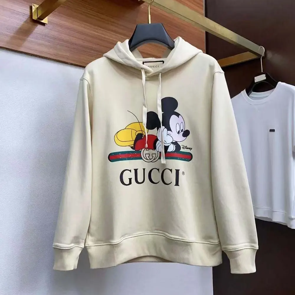 Gucci Women GUCCI x Disney Mickey Logo Printed Hoodie