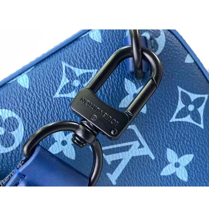 Louis Vuitton LV Unisex Avenue Slingbag NM Atlantic Blue Monogram Coated Canvas
