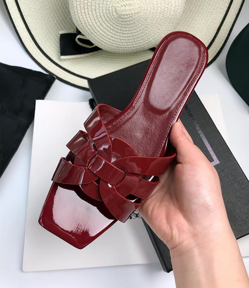 Y Leather Shoes Woven All-match Flat Heel Women's Shoes 1024041119