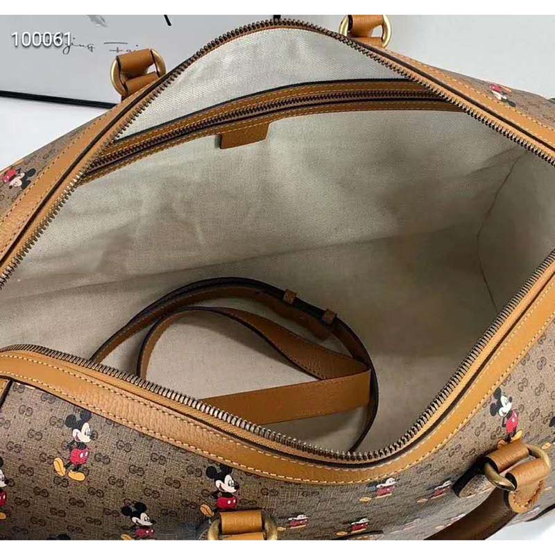 Gucci GG Unisex Disney x Gucci Medium Carry-On Duffle-Brown