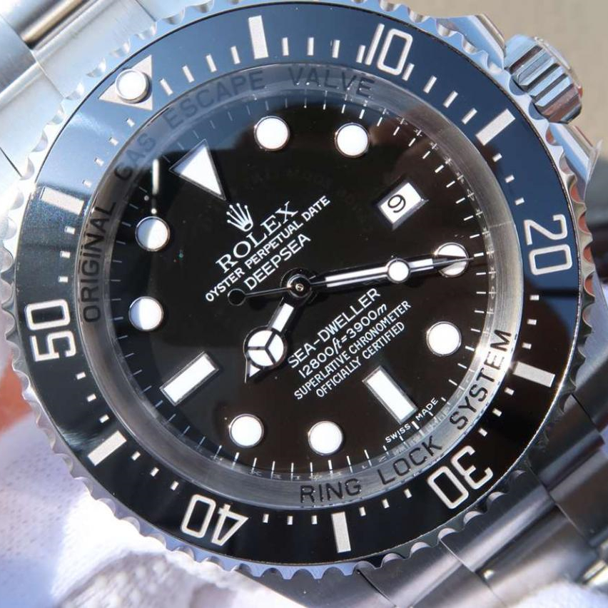 Rolex Deepsea Black Dial Oyster Steel 44mm