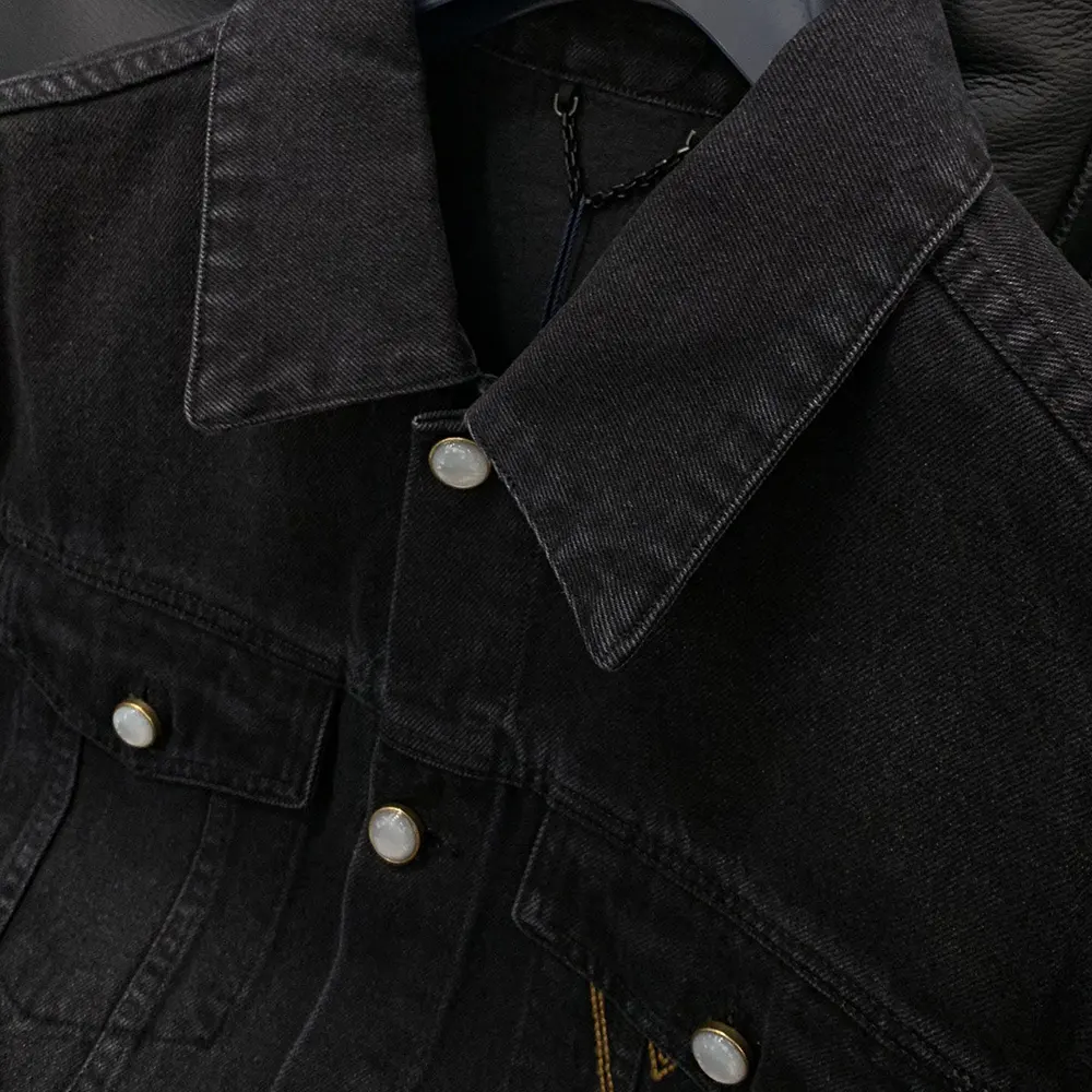 Louis Vuitton Women LV Denim Trucker Jacket 1AILKE