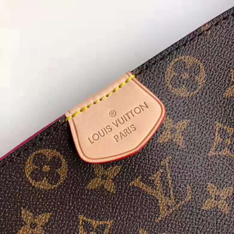 Louis Vuitton LV Women Graceful PM Hobo in Classic Monogram Canvas-Beige