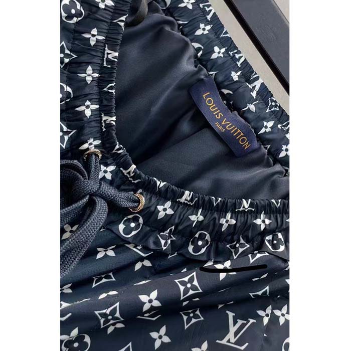 Louis Vuitton LV Women Tricolor Monogram Jogging Pants Polyamide Navy Red