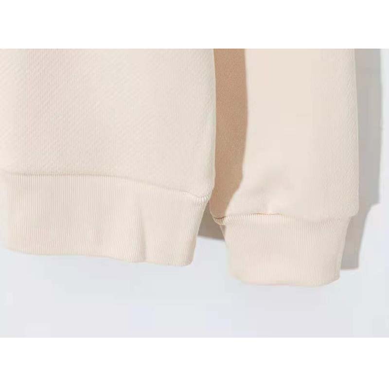 Gucci Women Gucci ‘Mad Cookies’ Print Sweatshirt Cotton Crewneck Slim Fit-White