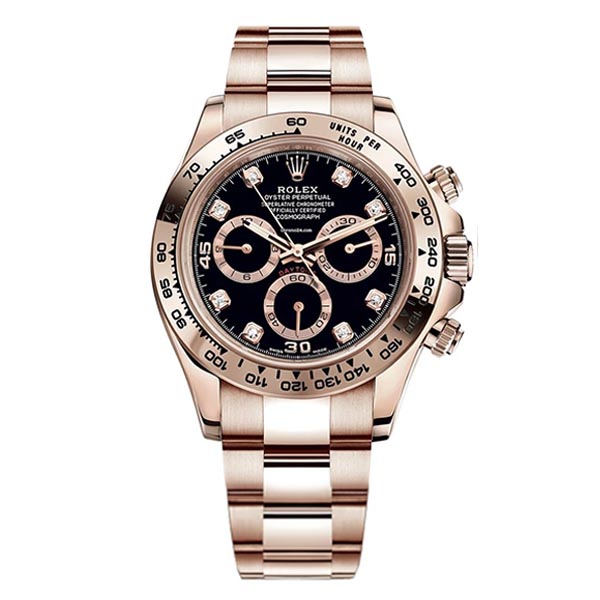 Rolex Daytona 18k Everose Gold 40mm
