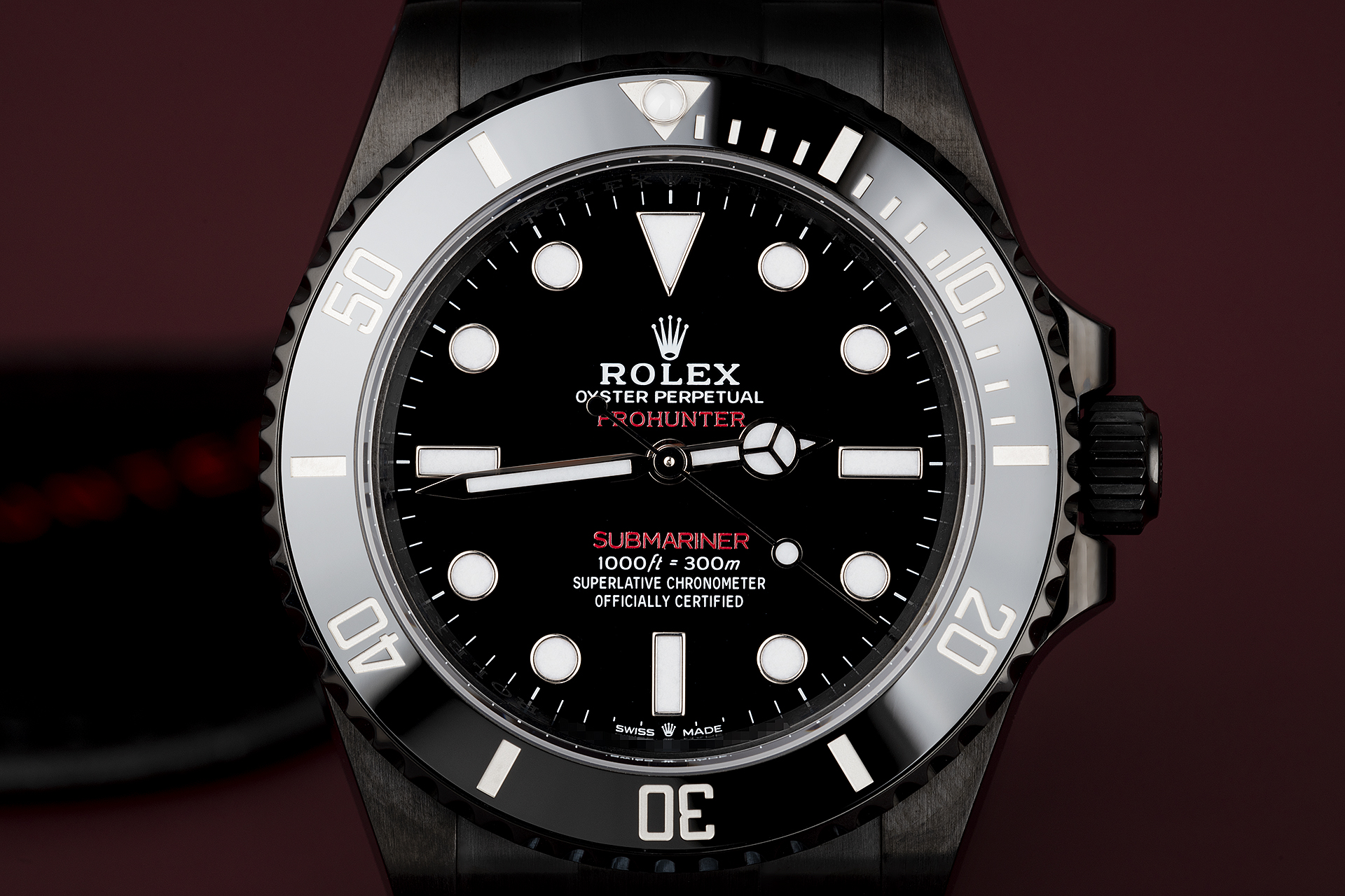 Rolex PRO HUNTER SUBMARINER RED 41 'BRAND NEW' LATEST MODEL