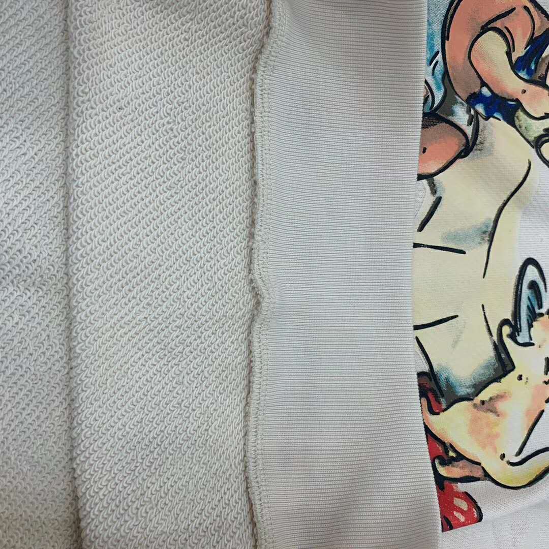 Gucci Women Gucci ‘Mad Cookies’ Print Sweatshirt Cotton Jersey Crewneck-White