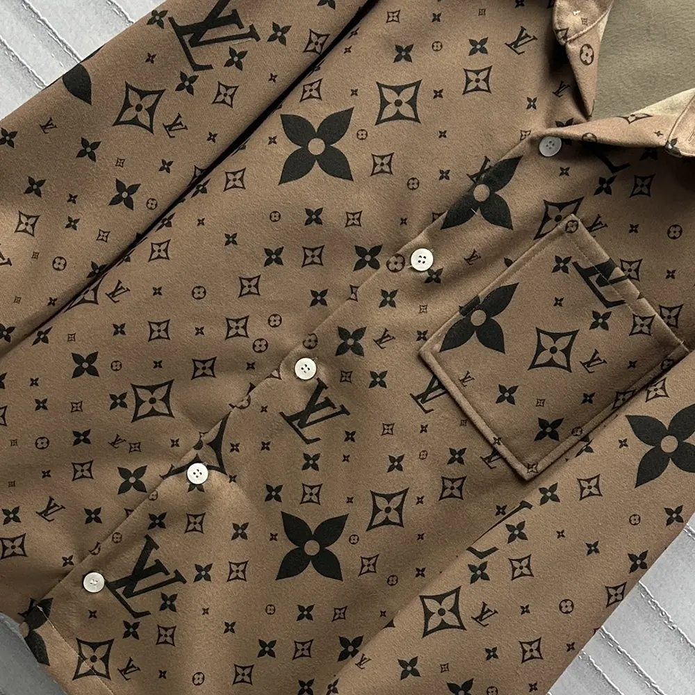 Louis Vuitton Women Monogram Double Face Wool Silk And Cashmere-Blend Overshirt 1AFYF7