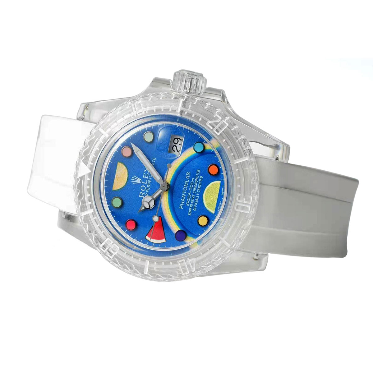 Rolex Phantomlab Submariner Blue Dial with Fruits