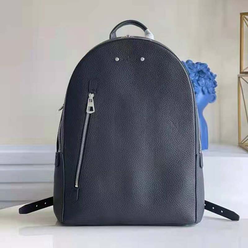 Louis Vuitton LV Unisex Armand Backpack Exterior Taurillon Cowhide Leather