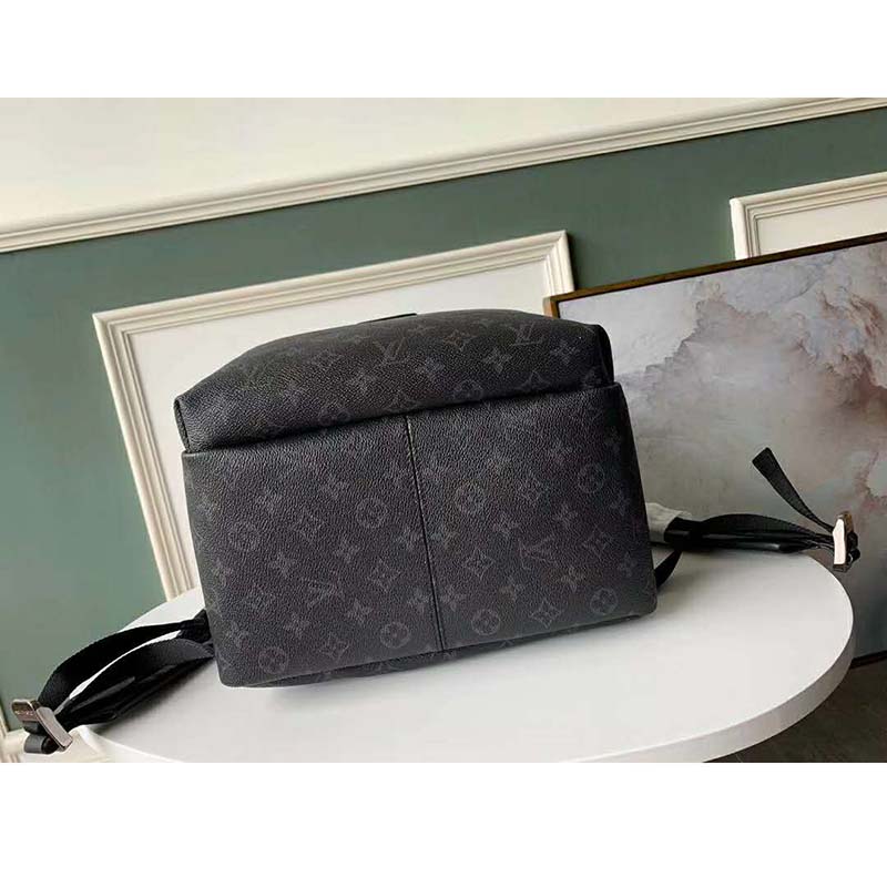 Louis Vuitton LV Unisex Discovery Backpack PM in Supple Monogram Eclipse Coated Canvas