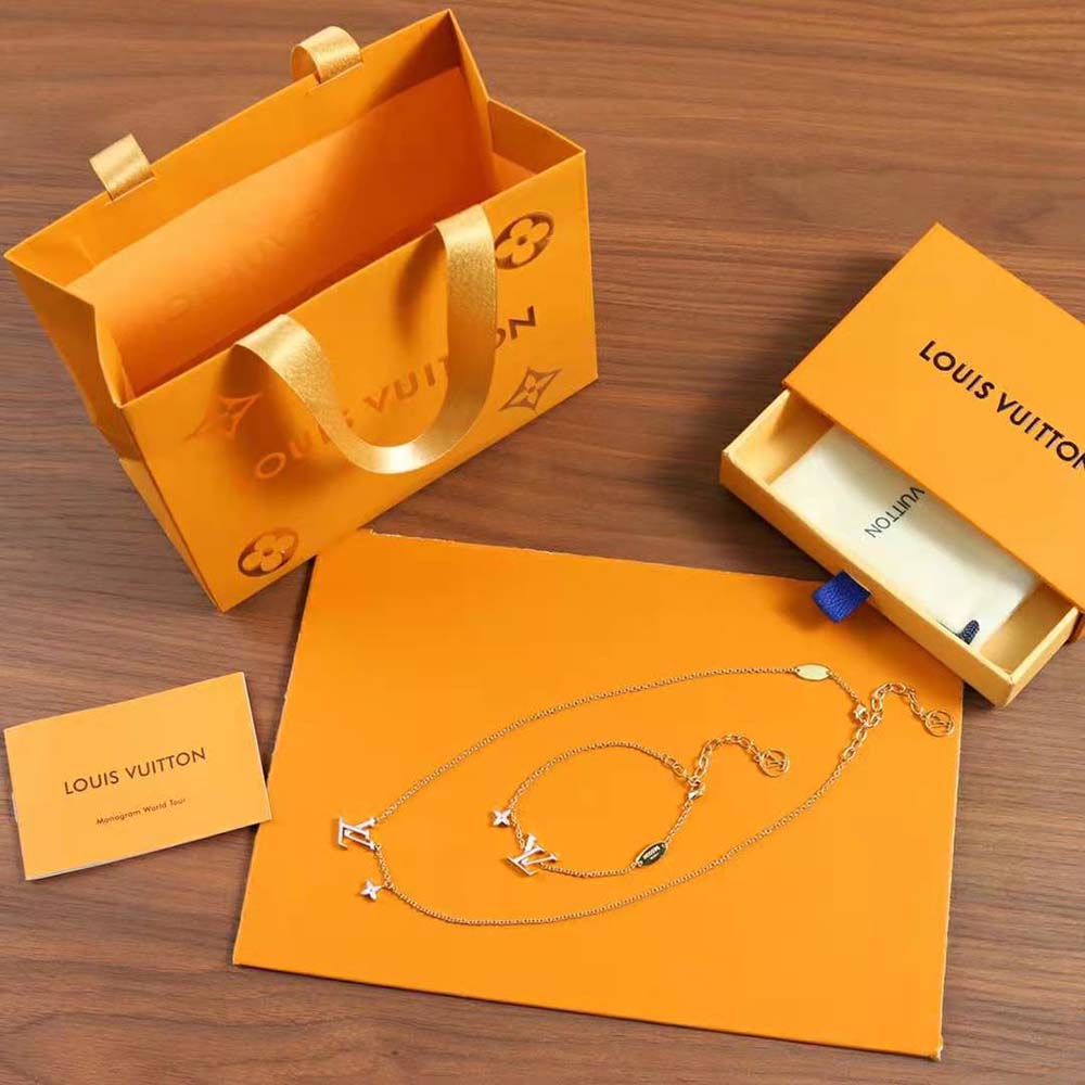 Louis Vuitton Women LV Iconic Enamel Necklace-Pink