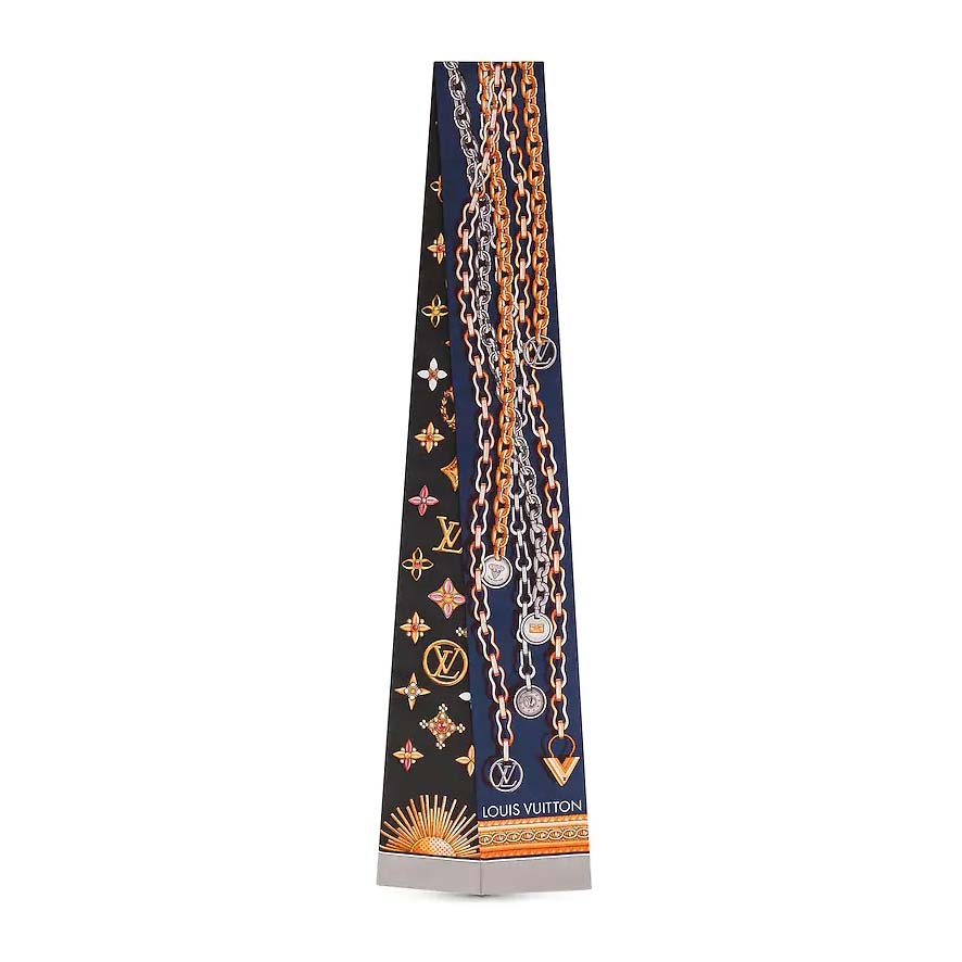 Louis Vuitton LV Women Silk Vendôme Bandeau with Monogram Flowers and Sun