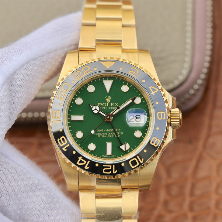 Rolex GMT-Master II Gold Green 40mm