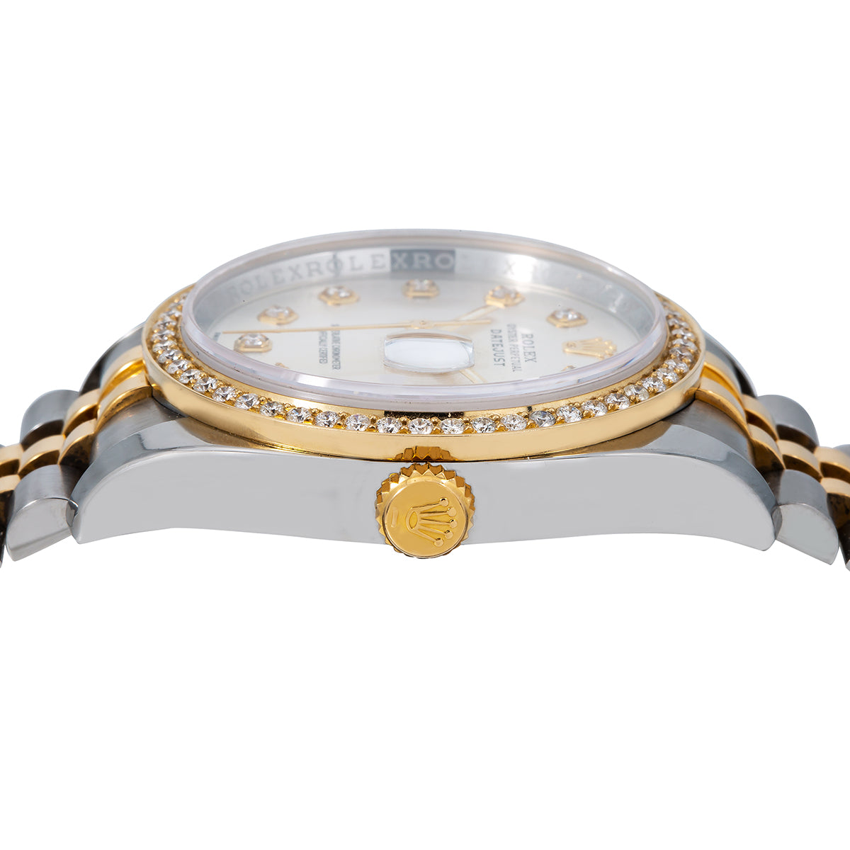 Rolex Datejust Diamond Watch, 116233 36mm Silver Mother Of Pearl