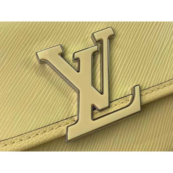 Louis Vuitton LV Women Buci Crossbody Yellow Epi Grained Cowhide Leather
