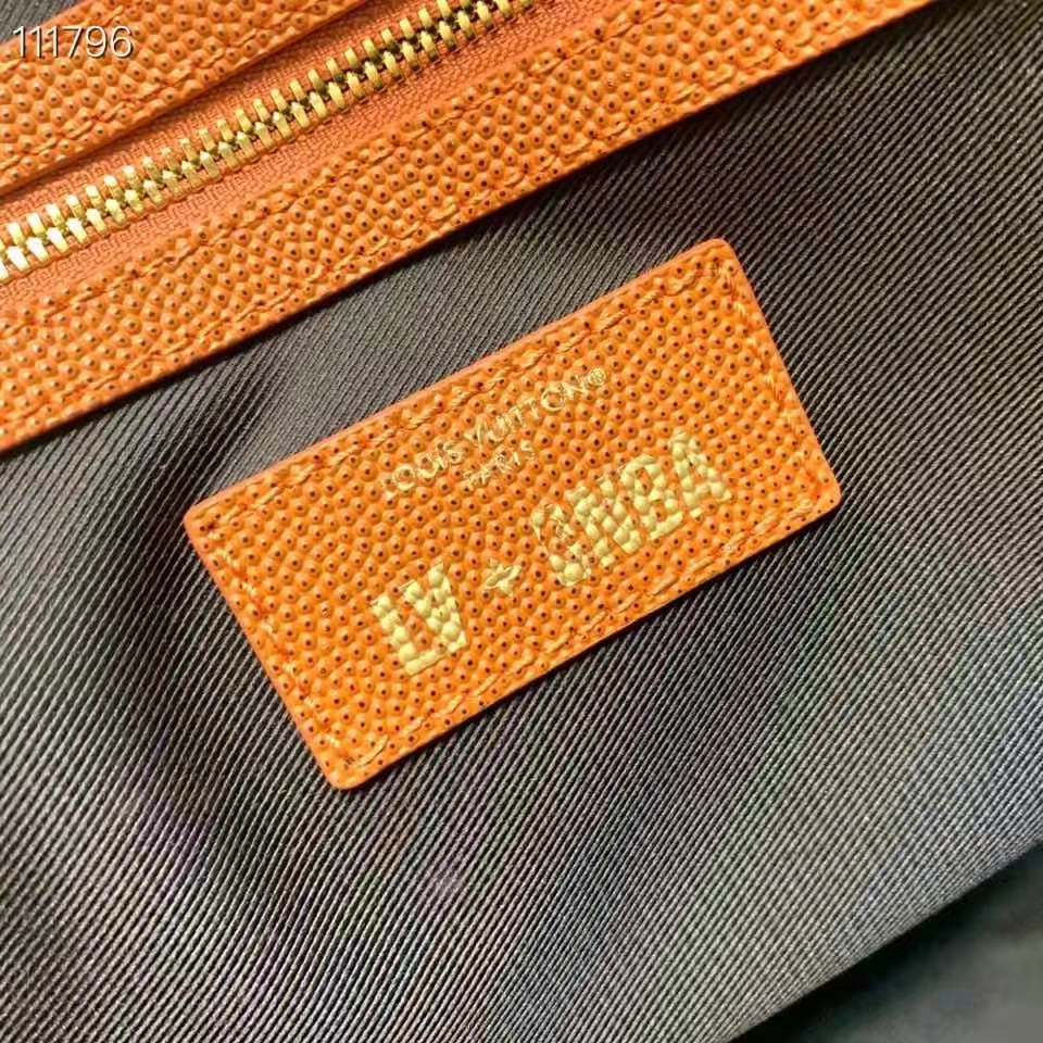 Louis Vuitton LV Unisex Keepall Trio Pocket Travel Bag Brown Monogram Canvas