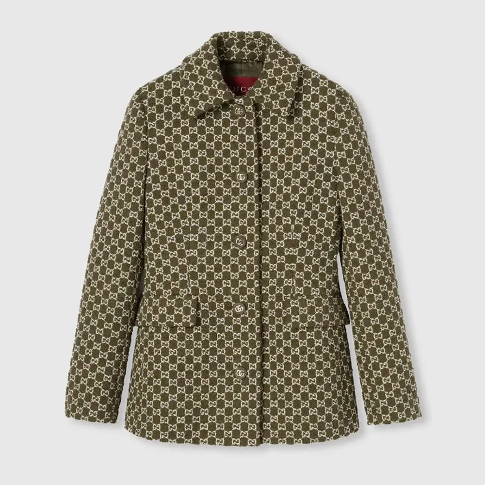 Gucci Women GG Cotton Bouclé Jacket 835539ZASUE