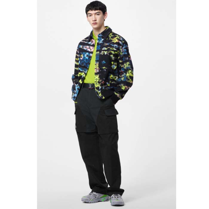 Louis Vuitton Unisex LV Light 40 MM Reversible Belt Monogram Spotlight Multi Black Calf Leather