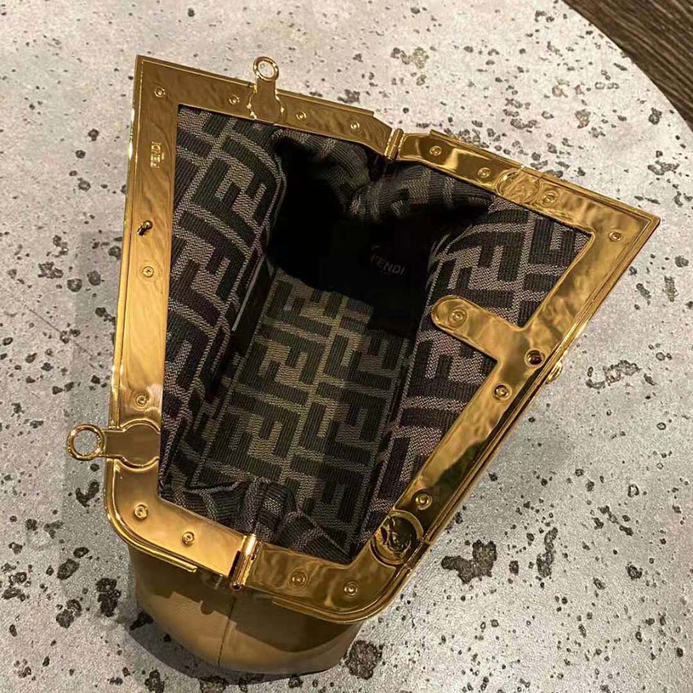 Fendi Women First Small Nappa Leather Bag-Beige