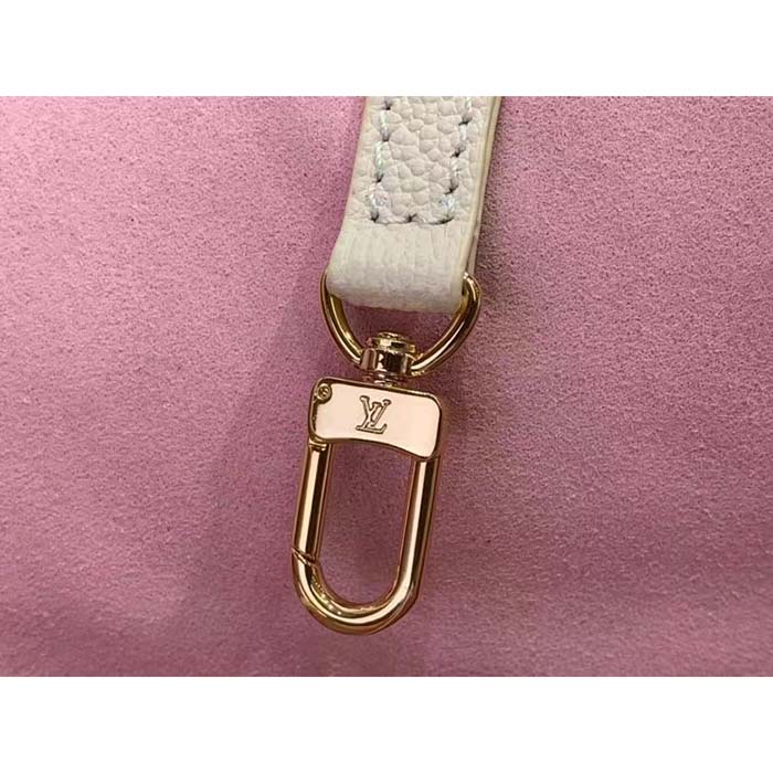 Louis Vuitton LV Unisex LV x YK Neverfull MM Quartz Embossed Grained Monogram Empreinte Cowhide Leather