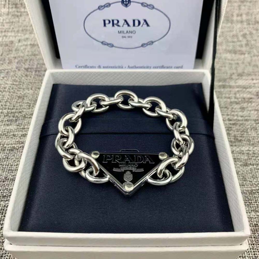 Prada Women Symbole Bracelet 925 Sterling Silver