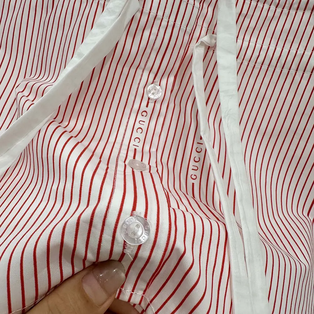 Gucci Women Cotton Fil Coupé Shirt 826588Z7ASD