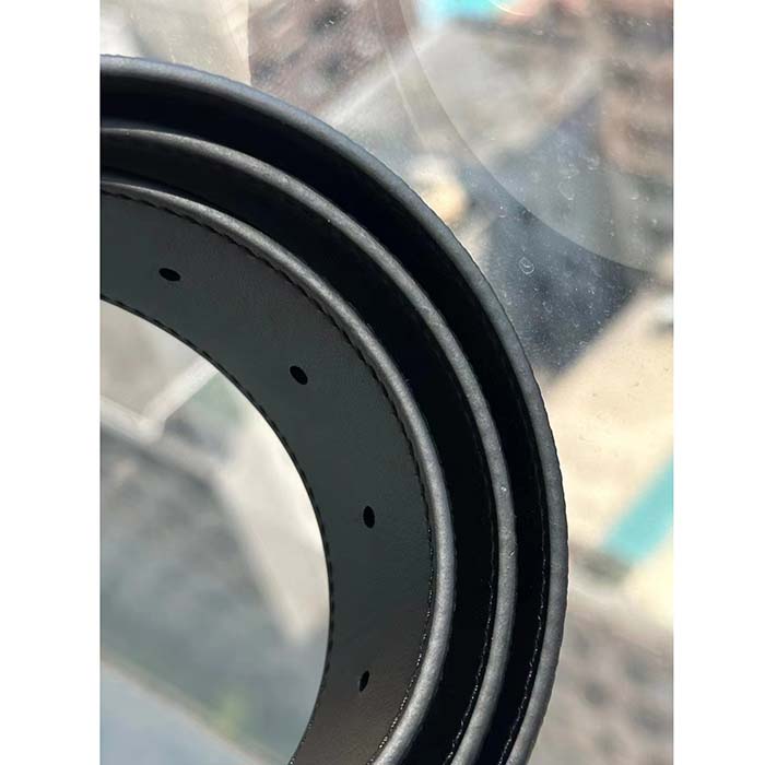 Louis Vuitton Unisex LV Initiales 40mm Reversible Belt Damier Graphite Canvas