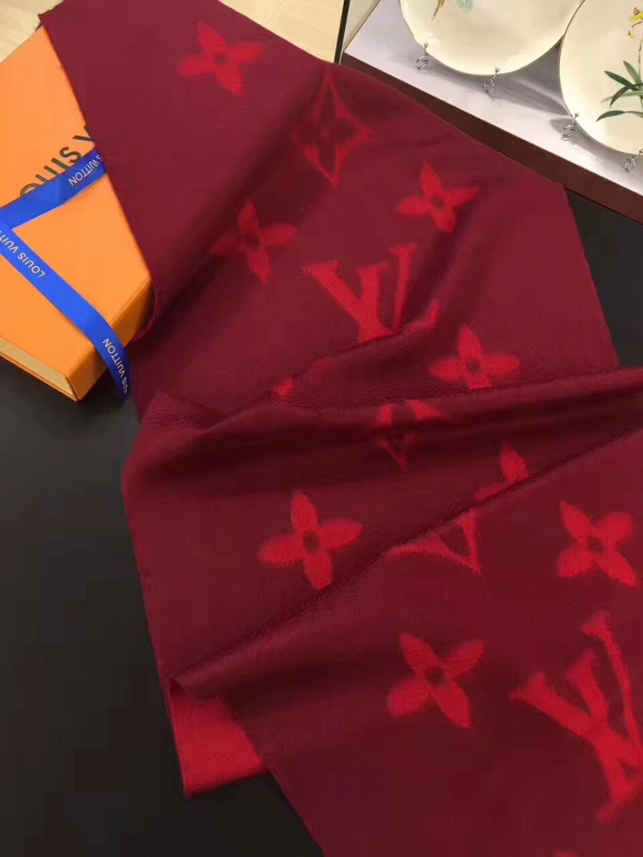 Louis Vuitton LV Reykjavik Scarf with Tone-on-tone Monogram
