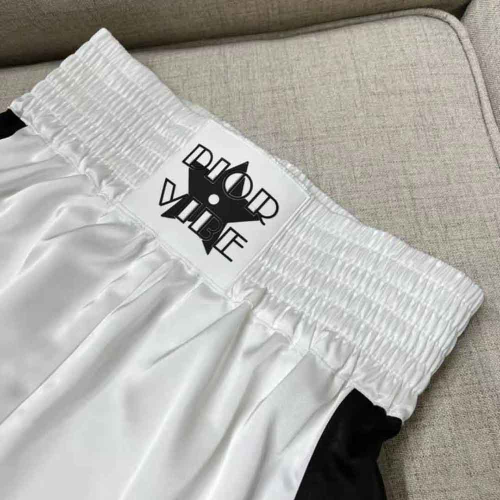 Dior Women Vibe Shorts White Technical Satin