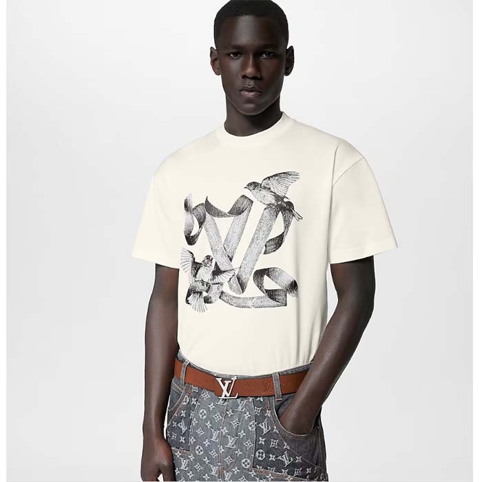 Louis Vuitton Unisex LV Initials 40 MM Reversible Belt Tan Brown Epi XL Cowhide Leather