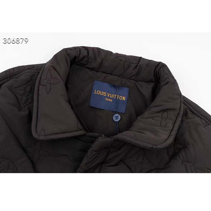 Louis Vuitton Women LV Monogram Padded Light Blouson Polyamide Black Loose Fit