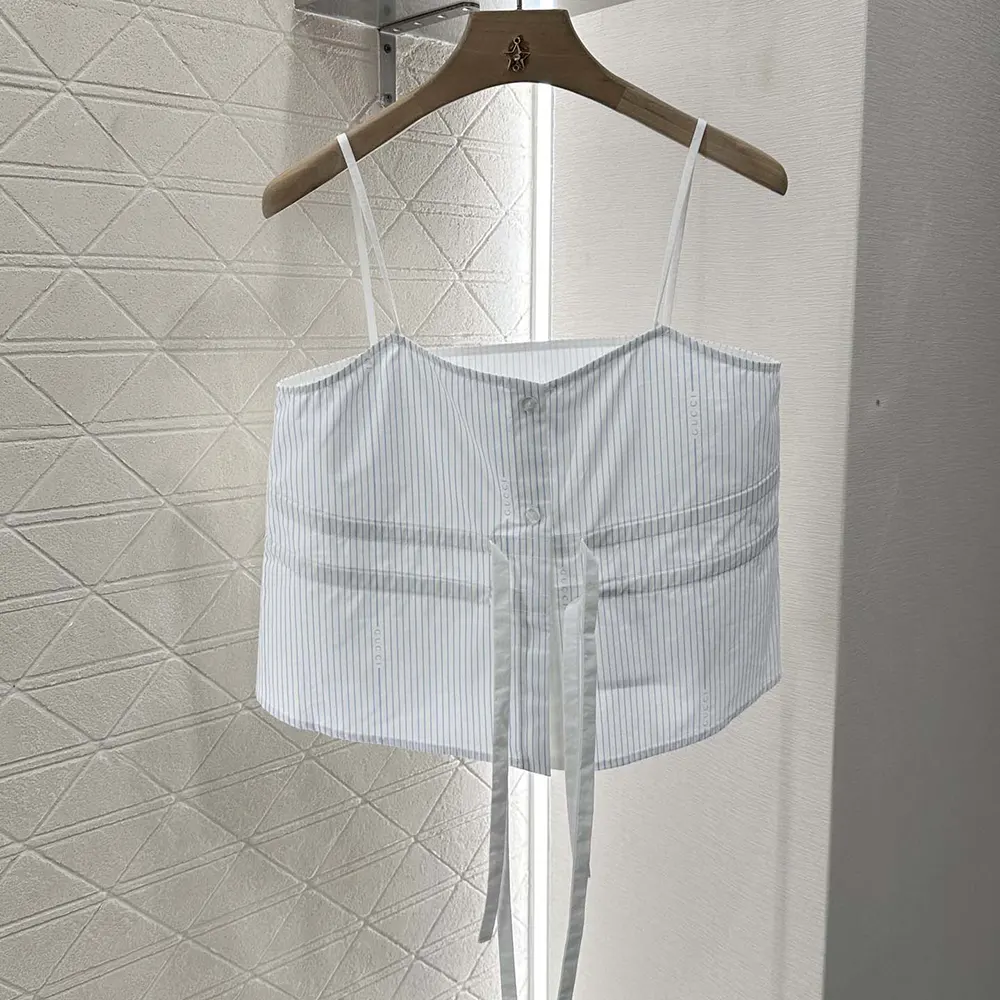 Gucci Women Cotton Fil Coupé Top 831873Z7ASD9025