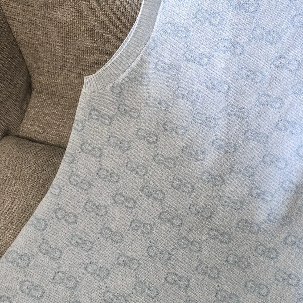 Gucci Women GG Cotton Jacquard Mini Dress-Light Blue 786403XKEPI