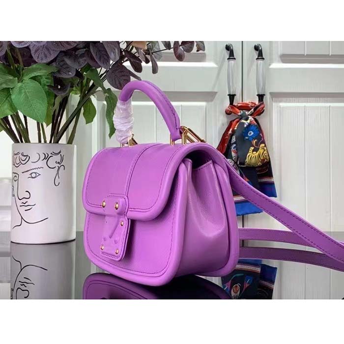 Louis Vuitton LV Women Hide Seek Lilas Provence Lilac Epi Grained Smooth Cowhide Leather