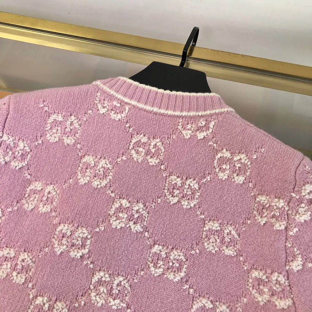 Gucci Women GG Wool Boucle Jacquard Top 770059XKCNA6011