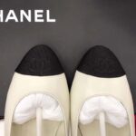 Chanel Women Pumps Lambskin Grosgrain Shoes White