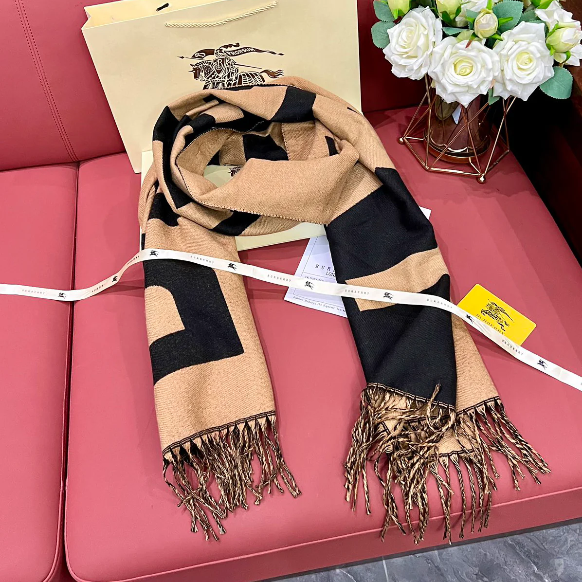 Fashionable and versatile double-sided cashmere scarf 1024101216